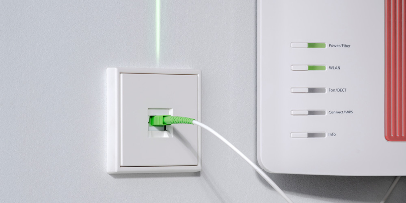 Die neuen Glasfaser-Anschlussdosen bei Elektro Engert GmbH in Hafenlohr-Windheim